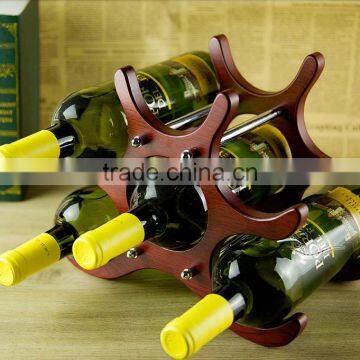 Wholesale home furniture 6 wooden wine racks