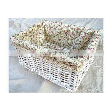 wicker baskets with liner