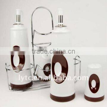 Ceramic Spice Jar With Metal Stand photo-2