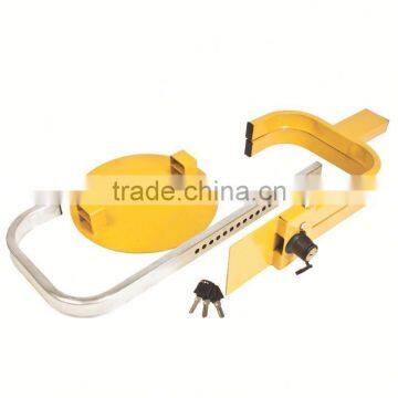 A1973 Full Face Wheel Clamp Lock Padlock Car Van Caravan Security Trailer 13" - 17" Tyre Lock photo-3