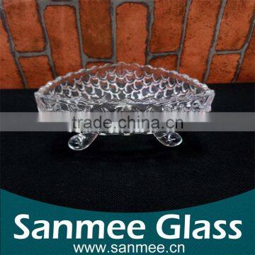 Triangle Fish Scales Glass Ice Cream Cup