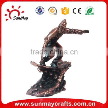 souvenir skiing trophy figurine