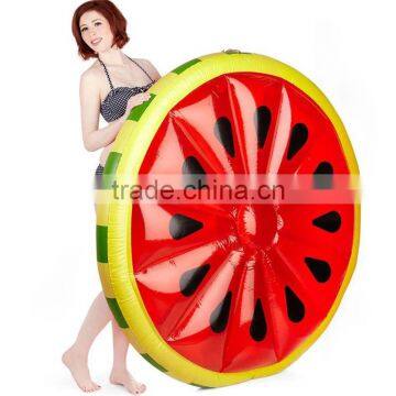 2017 Hot Selling Leasure Giant Inflatable Watermelon Pool Float Outdoor Swimming Ring and Raft Watergame Beach Toys for Fun photo-2
