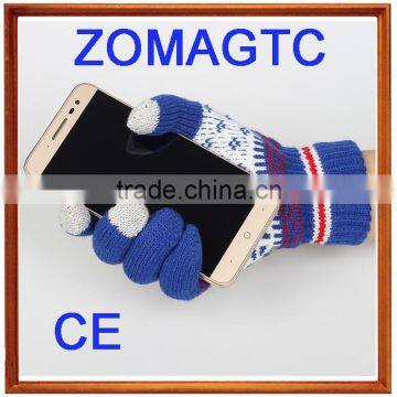 Customized Logo Men Women Unisex Winter Mobile Phone Gloves Touch Screen Gloves