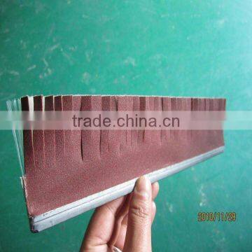 door seal brush with sand paper