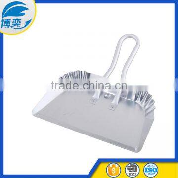 QUICKIE Supplier Industry Aluminum Leaf and Rubbish Dustpan With Long Handle Debris Pan