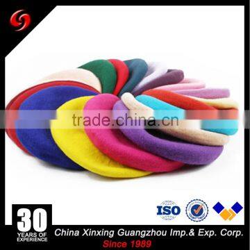 Different color 75-80 gram wool cheap military types of berets sale for army