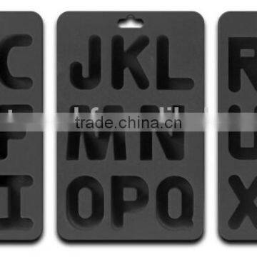 Cheap Silicone Ice Cube Tray With Alphabet Letter R to Z Shaped photo-2