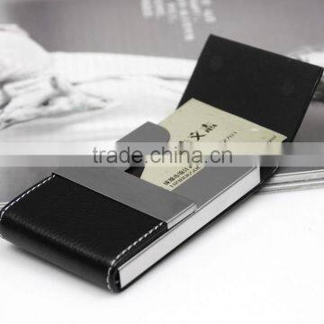 pu Copy Leather High-capacity Business Card Holder photo-3