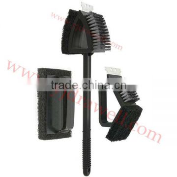 BR3303 Set of 3 steel bbq cleaning brush