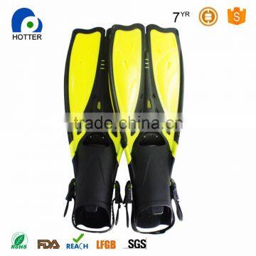 Top Grade Quality Factory Price Adult Mermaid Diving Fins yellow