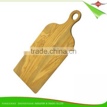 ZY-R2009 2017 new design creative wood cutting board chopping block with wooden handle