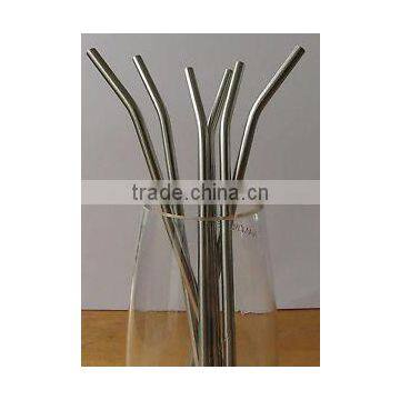 Bent Drinking Straw 4pcs/Set Metal Straw photo-5