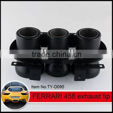 Auto Tuning Stainless Steel Sportycar Exhaust Tips for Ferrari 458 Carbon Fiber photo-4