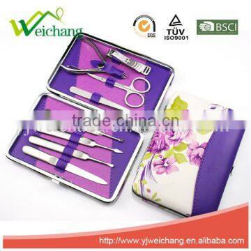 WCJ270 Stainless Steel Manicure Pedicure Ear pick Nail-Clippers Set Professional Manicure Pedicure Set