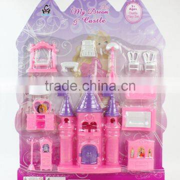 2016 New Fashion Kids Furniture Toy Plastic Castle Play Set photo-6