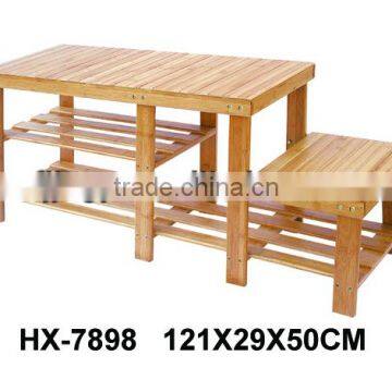 Tier Bamboo Shoe Rack photo-6