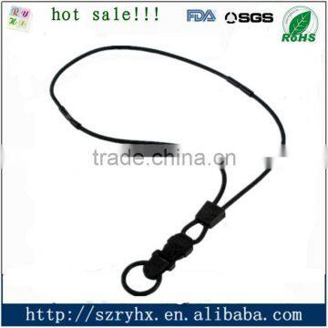 Fashion new silicone lanyard durable silicon lanyard