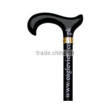 Black Color Wooden Walking Can