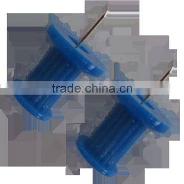 New Item 19mm Plastic Shaped Mini Thumb Tacks With Stripe photo-2