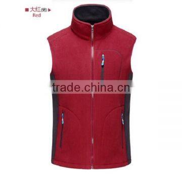 Beautiful Women Red Fur Vest,women Fabric Vest for Keep Warm, Fashion Sports Casaul Red Polar Feelce for Women photo-6