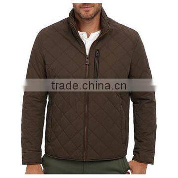 Men's Long Sleeve Quilted Nylon Jacket