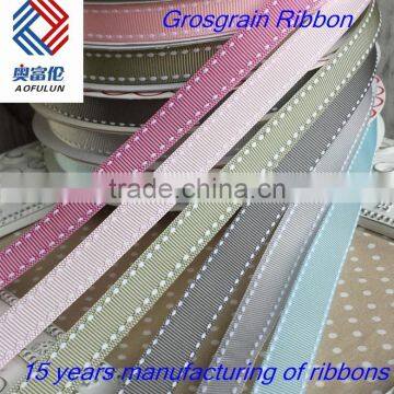 Saddle Stitch Ribbon in Variety Colours