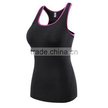 Custom Made Wholesale Athletic Women Fitness Tank Top photo-6