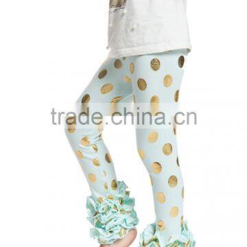 Top Selling Cheap Baby Clothes Little Girls Cotton Icing Pants With Ruffles photo-5