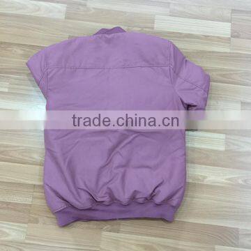 2017 Best Price Stock Mens Custom Plain Bomber Jacket photo-2