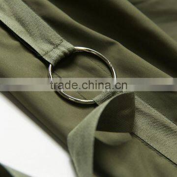 Custom Men Jean Jacket Wholesale Green Bomber Jacket photo-3