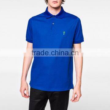 Customized print mens polyester polo shirt