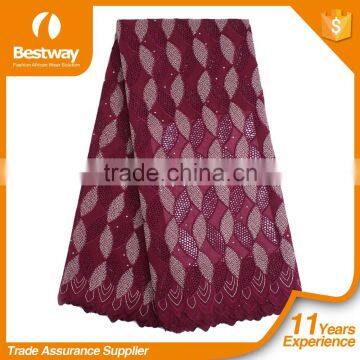 Best Sales Swiss Lace Fabric Afrcian Lace Fabric for Wedding photo-4