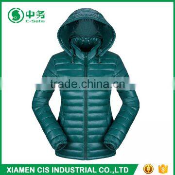 Fashion Style Winter Lightweight Womens Hooded Down Jacket for Sale photo-5