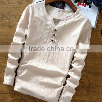 latest design plus size oversized 3xl 4xl men's cool cotton linen shirts