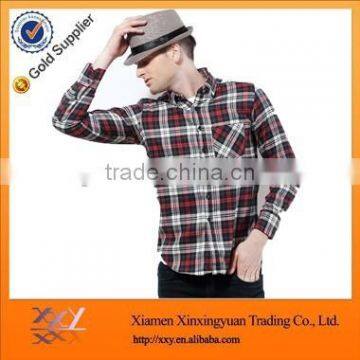 2015 New Style Wholesale Mens Plaid Flannel Shirts