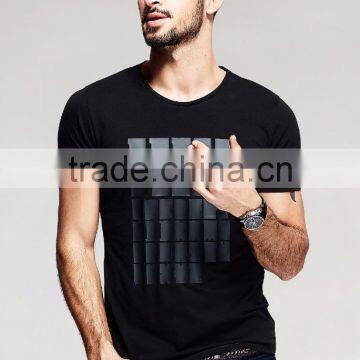 2017 OEM Anti-Wrinkle Unique Design Amazing Quality Hot-selling Best Choice Short Sleeve Casual Men T-shirt Print photo-2