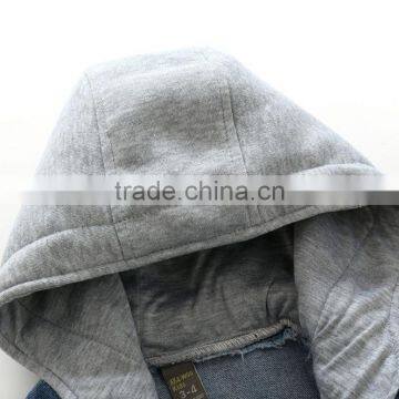 Zm40646b Wholesale Top Products Printing Zippered Hoodie New Model Children Jeans Coats photo-3