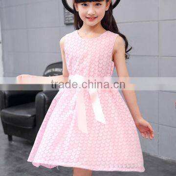 zm35614a Fashion kids party dresses new model girls sleeveless dress