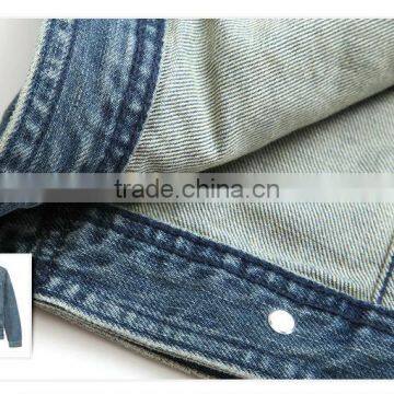 Man Jean Jacket OEM Design Wholesale Denim Jackets Men Cutom Men's Clothing photo-2