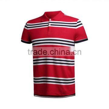 Latest Fashion Custom Polo Shirt Cheap Wholesale Striped Polo