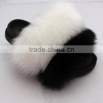 Myfur 2017 Trending Products Upper Fur Traveling Summer PVC Slide on Slippers Wholesale Slipper PVC Plastic photo-5