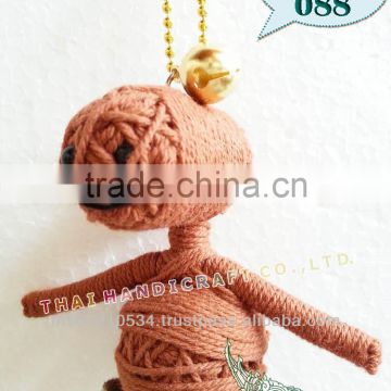 Handmade Keychains Keyrings Voodoo Doll String Accessories bag Gifts