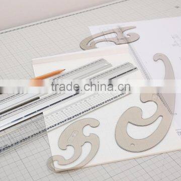 Transparent Plastic Cloud Pattern French Curve For Painting photo-2
