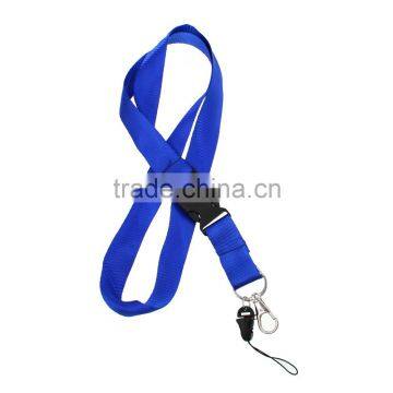 Dark Blue Terylene ID Card Neck Army Uniform Lanyard Roll Card Holder