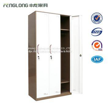 Luoyang Fenglong Factory Directed Sale Metal Storage Cabinet 3 Door Storage Locker photo-4
