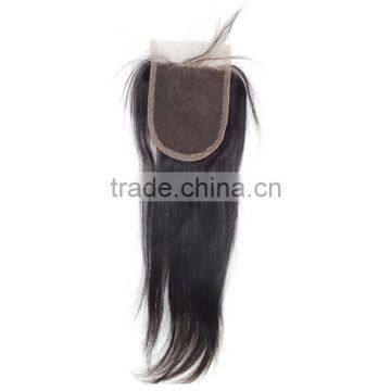7A Closure Brazilian Body Wave Lace Closure Bleached Knots,4X4 Closure With Baby Hair Free Part Middle Part 3 Way photo-6