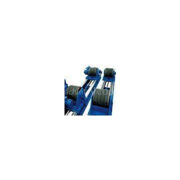 Motorized Lead Screw Adjusted Welding Turning Rolls , Wide Wheels 150 Tons