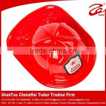 2015 hot sale plastic fireman helmet hat,toy hat