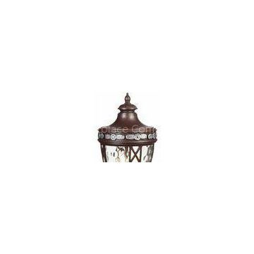 Decorative IP 65 Electric Outdoor Post Lantern Lighting 100W E27 Power Lamp